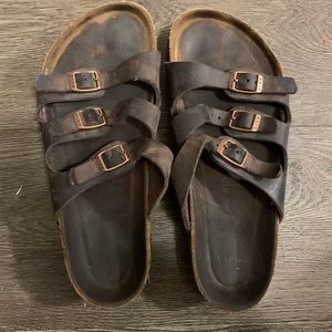 Three strap Birkenstock’s